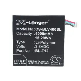 Eac62438201 Cameron Sino Cs-blv400sl Battery For Lg Pad 7.0 V400 V410 Bl-t12 Tablet 3.8v