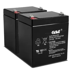 E150 Casil 762319436146 12v 5ah Replacement Battery Compatible With Razor E125 Electric Scooter