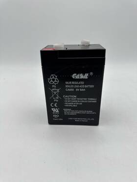 Casil Ca650 Sla/agm Battery 6v 5ah F1 Terminal Sealed Lead Acid