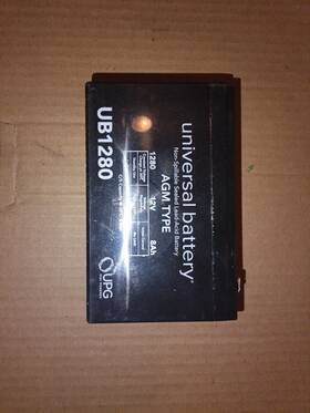 Chrome Battery 848079812557 Universal Amg Type 12v