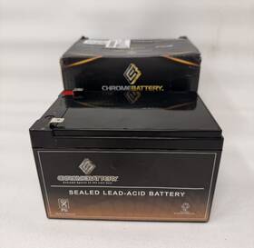 Chrome Battery Sla-12v-cb10.1-138 Chromebattery 12v 15ah Sealed Lead Acid Sla - F2 Terminals New