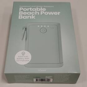 Chug Inc 080-17-0977 Portable Power Bank 6000mah Dustproof Water Resistant Led Usb-a Usb-c High Drain