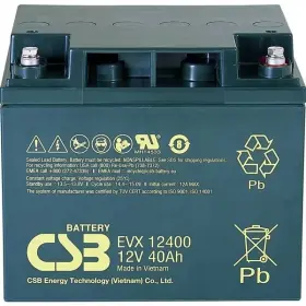 Evx12400 Csb Battery 12v 40ah Sealed Lead Acid - New In Box Evx12400 Csb Battery 12v 40ah Sealed Lead Acid - New In Box