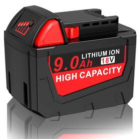 Cukect B0ctkj8dxj 9.0ah 18v Li-ion Replacement Battery For Milwaukee M18 Cordless Tools