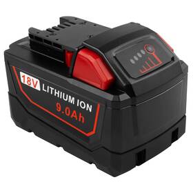 Cukect B0ctq3x21r 9.0ah 18v Li-ion Battery For Milwaukee M18 48-11-1850 Compatible