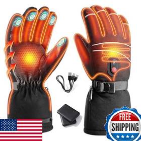 Cupan B0fh3qrdq4 Heated Gloves 5000mah Rechargeable 3 Heat Levels Waterproof Touchscreen