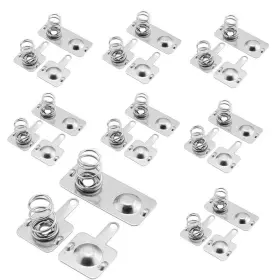 Cutelec 606184428953 Aaa Battery Springs 12 Pairs Nickel-plated Conversion Contacts 9x9mm Cutelec 606184428953 Aaa Battery Springs 12 Pairs Nickel-plated Conversion Contacts 9x9mm