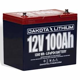 Dakota Lithium 12v100bv2a Iron 12v 100ah Deep Cycle Lifepo4 Battery