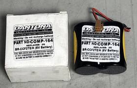 Dantona Comp-164 New 6v Battery Replacement For Panasonic Lithium