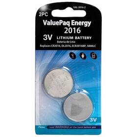 Dantona R 076097324848 Val-2016-2 Valuepaq Energy 2016 Lithium Coin Cell Batteries 2 Pk