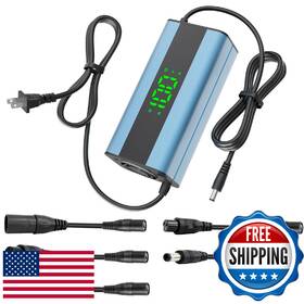 Dididlshlax B0f442d9cc 42v 2a Electric Scooter Charger 5 In 1 Plugs Universal For 36v