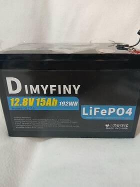 Dimfiny D12-15 Lithium Iron Phosphate Battery 12v 15ah Lifepo4