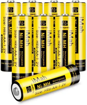 Direct 313039174179 Ni-mh Aa 800mah 1.2v Rechargeable Battery For Solar Lights Pack Of 8 Direct 313039174179 Ni-mh Aa 800mah 1.2v Rechargeable Battery For Solar Lights Pack Of 8