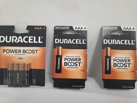 Distributing Inc Durmn2400b4z 12 Duracell Aaa Batteries With Power Boost Ingredients 3 X 4 Count 2036