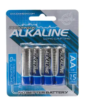 Dj039908 Doc Johnson Novelties Long Lasting Aa Batteries 4 Pack Alkaline Cd New Dj039908 Doc Johnson Novelties Long Lasting Aa Batteries 4 Pack Alkaline Cd New