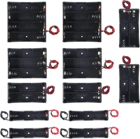 Dorhea 744759121486 12pcs 18650 Battery Holder Bundle With Wire Case 3.7 Dorhea 744759121486 12pcs 18650 Battery Holder Bundle With Wire Case 3.7