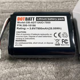 Dotbatt Db-adt-5aio-7800 300-10186 Lithium Battery Pack 3.6v 7800mah Black