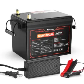 Dbt12100lfp-s48b-dbc1210lb Dr. Prepare Dr.prepare Compact 12v 100ah Lifepo4 Battery And 14.6v 10a Ac-dc Charger
