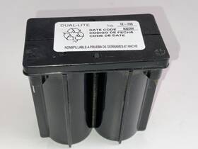 Dual-lite 12/705 Dual-lite 0120705 Battery Replacement 4v 8ah 12-705