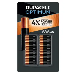 Duracell 041333044750 Optimum Aaa Batteries With 4x Power Boost Ingredients 30 Count Duracell 041333044750 Optimum Aaa Batteries With 4x Power Boost Ingredients 30 Count