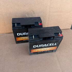 Duracell Dura12-18nb 2 Pack Of 12v 18ah Agm Sealed Lead Acid Battery