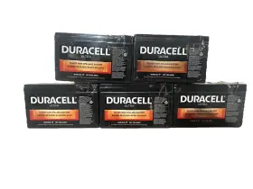 Dura12-7f Duracell 12v 7ah Battery - 5 Pack Free Shipping