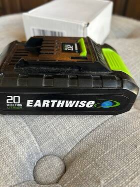 Earthwise Bl-82120 Max 20 Volt Lithium Ion Battery Pack Bl82120 For Parts/ Not Working