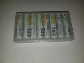 Ebl 747180909012 8x 1100mah Aaa Ni-mh R03 Rechargeable Battery For Camera Flashlights Mp3 Toy Ebl 747180909012 8x 1100mah Aaa Ni-mh R03 Rechargeable Battery For Camera Flashlights Mp3 Toy