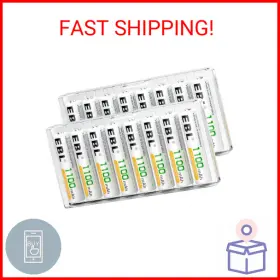 16-counts Ebl 747180909616 Rechargeable Aaa Batteries Ready2charge 1100mah Ni-mh Battery 16-counts Ebl 747180909616 Rechargeable Aaa Batteries Ready2charge 1100mah Ni-mh Battery