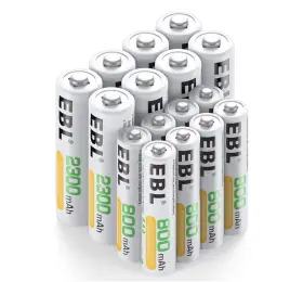 Ebl-aa-16 Ebl Nimh 2300mah Rechargeable Batteries Ebl-aa-16 Ebl Nimh 2300mah Rechargeable Batteries
