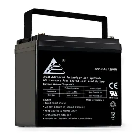 Blrfm12 Eci Power 55-1 12v 55ah Agm Battery For Group 22nf Deep Cycle Mobility Scooter Wheelchair Blrfm12 Eci Power 55-1 12v 55ah Agm Battery For Group 22nf Deep Cycle Mobility Scooter Wheelchair