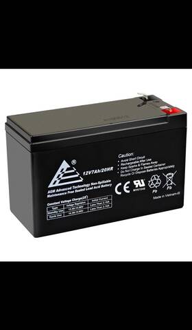 Eci Power Blrfm12 7-3 Expertbattery 12v 7ah Replacement Battery For Mighty Mule Np7-12 7.0ah