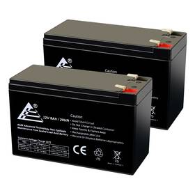 Ecipower Q02blhfm12 9-2 2 Pack 12v 9ah Sealed Lead Acid Battery For Ferno Powerflexx Cot