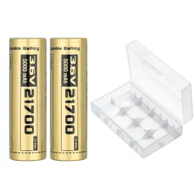 21700 Ecosolutions 618202059919 Rechargeable Battery Case Set 5000mah Large Capacity 3.6volt Tip 21700 Ecosolutions 618202059919 Rechargeable Battery Case Set 5000mah Large Capacity 3.6volt Tip