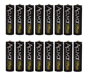 Ecc-3ljfam33j1513 Ecostconnection 16 High Capacity Aa Rechargeable Battery 3000mah Nimh Precharged Ecc-3ljfam33j1513 Ecostconnection 16 High Capacity Aa Rechargeable Battery 3000mah Nimh Precharged