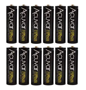 Ecco-3jf34j348 Ecostconnection Premium Pro Aa 3000mah Nimh Rechargeable Batteries 1.2v Lot 12 Pack Ecco-3jf34j348 Ecostconnection Premium Pro Aa 3000mah Nimh Rechargeable Batteries 1.2v Lot 12 Pack