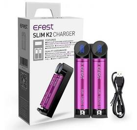 Efest 615499304609 Slim K2 Usb Intelligent Charger Lithium Battery