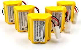 Elxjar 780317813356 6v 1000mah Ni-cd Battery Pack Replacement For Aritech 10050205 5-pack