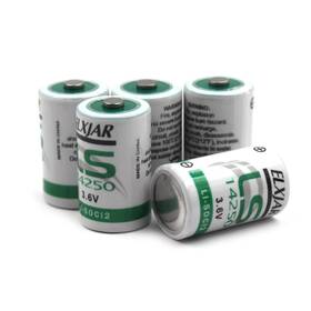 Elxjar Ls-14250 3.6v 1200mah 1/2aa Lithium Batteries 5 Pack Electric 6135-01-435-4921