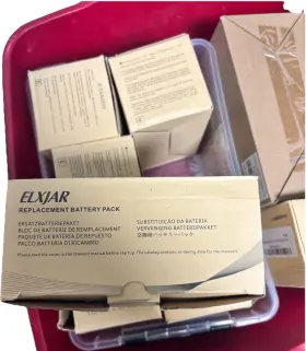N4448 Elxjar N4409 7.4v 2600mah Li-ion Replacement Battery Pack 2-pack N4409/n4448