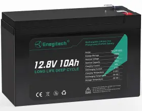 An-lfp-1210 Enegitech 12v 10ah Lifepo4 Lithium Battery 2000 Deep Cycles Rechargeable Bui An-lfp-1210 Enegitech 12v 10ah Lifepo4 Lithium Battery 2000 Deep Cycles Rechargeable Bui