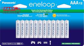 Eneloop 445050898802 Panasonic Bk-4mcca12fa Aaa 2100 Cycle Ni-mh Pre-charged Rechargeable Bat