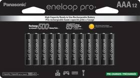 Eneloop 711181332339 Panasonic Bk-4hcca12fa Pro Aaa High Capacity Ni-mh Pre-charged Rechargea
