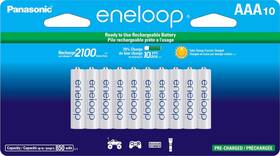 Eneloop 744759975409 Panasonic Bk-4mcca10fa Aaa 2100 Cycle Ni-mh Pre-charged Rechargeable Bat