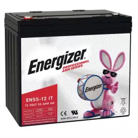 En55-12it Energizer 445038781744 12 Volt 55 Amp Hr Long Lasting Sealed Lead Acid Agm Rechar En55-12it Energizer 445038781744 12 Volt 55 Amp Hr Long Lasting Sealed Lead Acid Agm Rechar