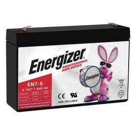 Energizer 445048773784 En7-6 6 Volt 7 Amp Hr Long Lasting Sealed Lead Acid Agm Rechargeable