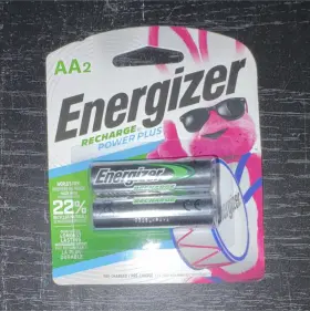 5382-kaya Energizer Recharge Power Plus Aa Nimh 2300mah Batteries 2-pack 12 Year Life