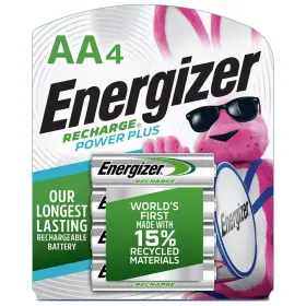 Energizer 705353779435 Power Plus Rechargeable Aa Batteries 4-pack Double A Energizer 705353779435 Power Plus Rechargeable Aa Batteries 4-pack Double A