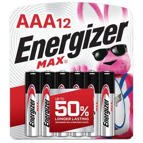 Energizer E000487809 Max Aaa Batteries 12 Pack Triple A Alkaline