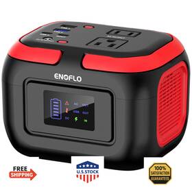 Enoflo B0chvzbrk4 Portable Power Station 97wh Solar Generator Lithium Battery With